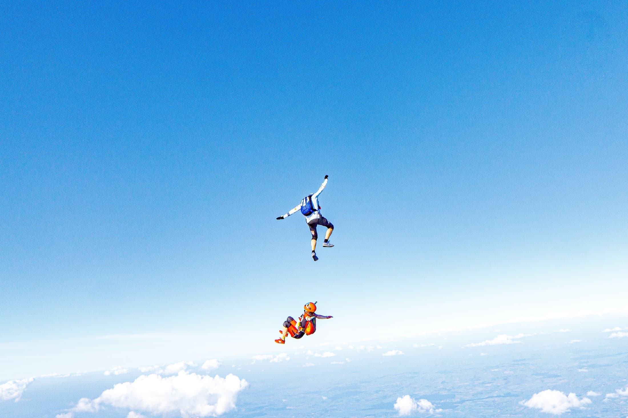 Two-way freefly formation at Aether Roots